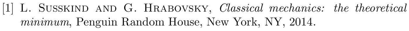 BibTeX example: book citation style siam